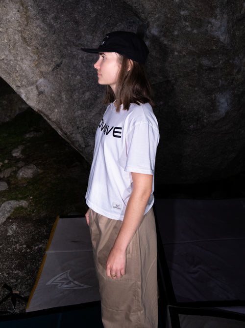 Cropped T-Shirt white Unisex
