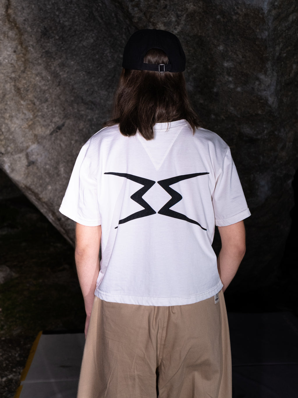 Cropped T-Shirt white Unisex