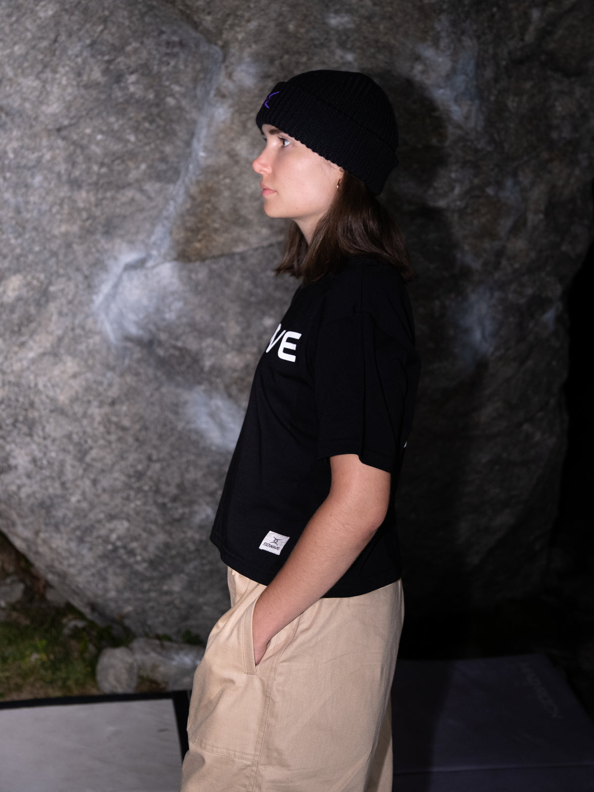 Cropped T-Shirt black Unisex