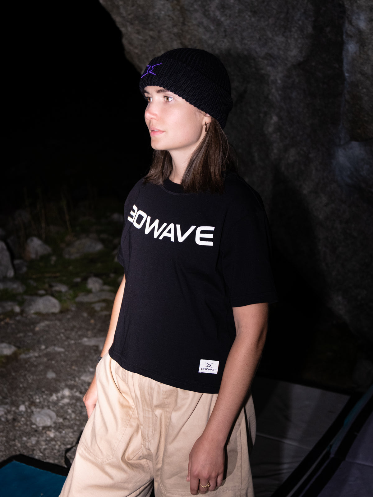 Cropped T-Shirt black Unisex