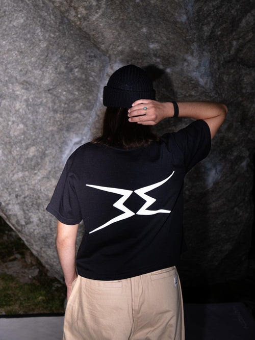 Cropped T-Shirt black Unisex