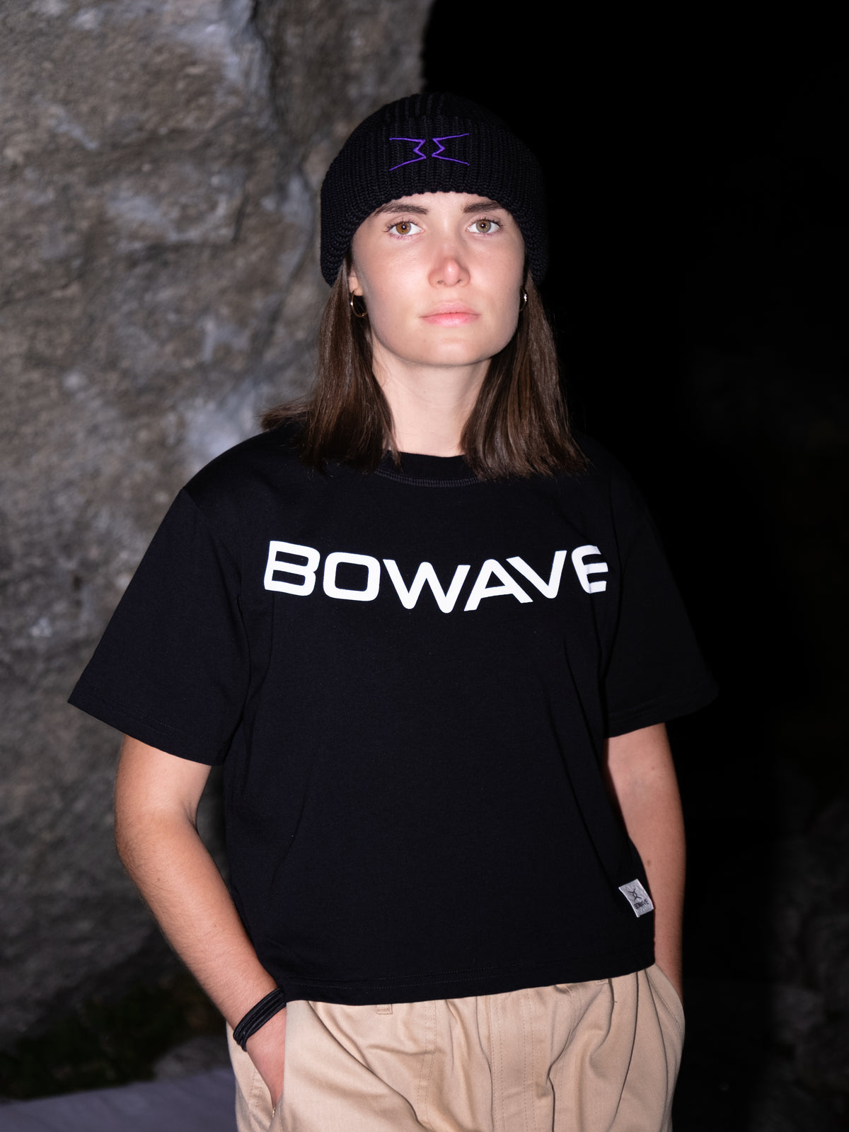 Cropped T-Shirt black Unisex