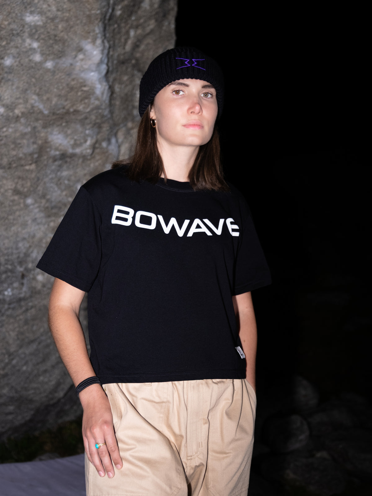 Cropped T-Shirt black Unisex